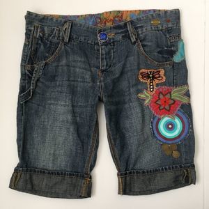 Desigual Jean shorts art to wear size 40